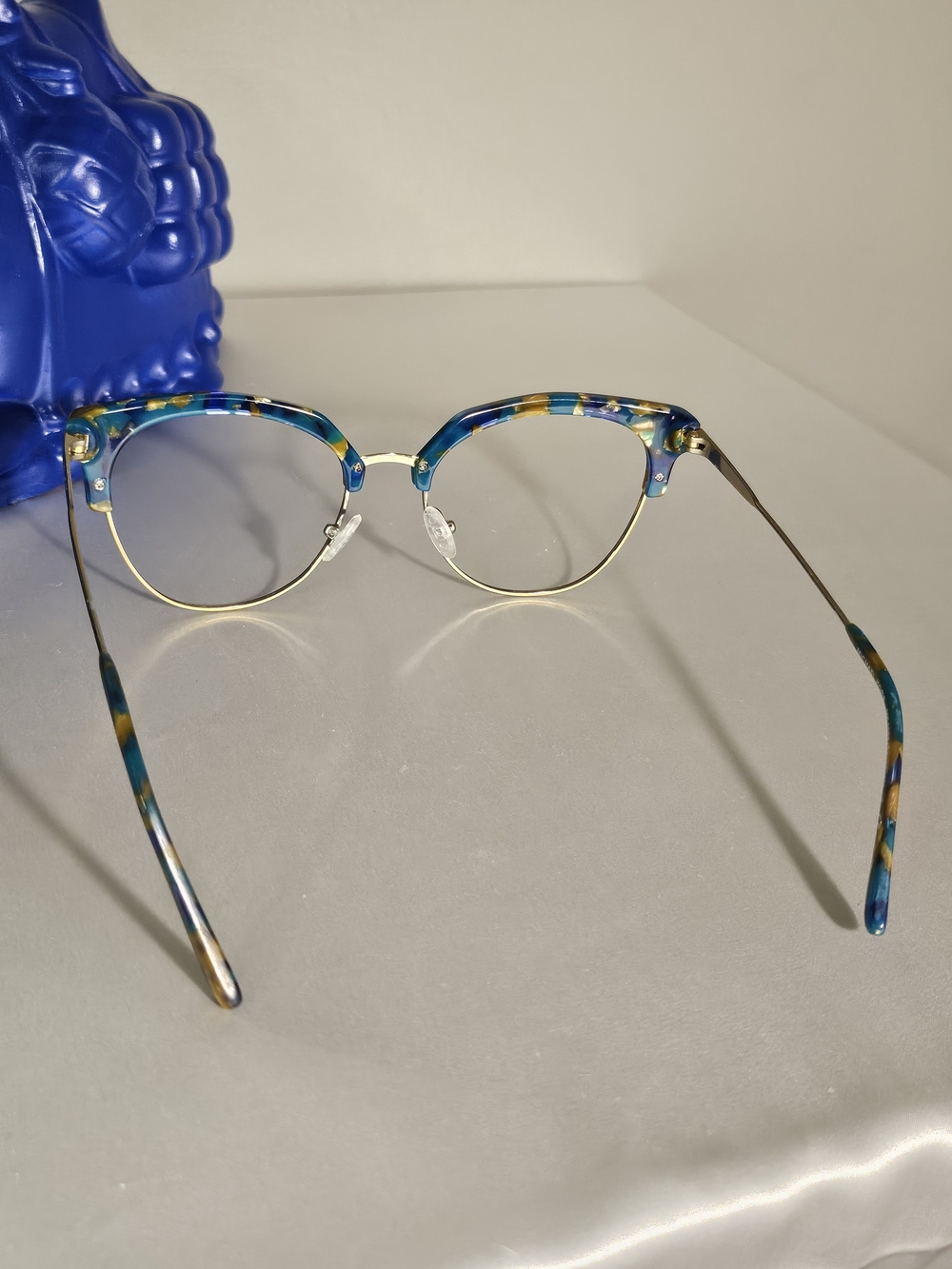 Michael Kors Blue Green Tortoiseshell Cat-Eye Glasses - Women Accessories - Picture 6 of 8